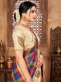 Rani Maroon Kanjivaram Silk Saree