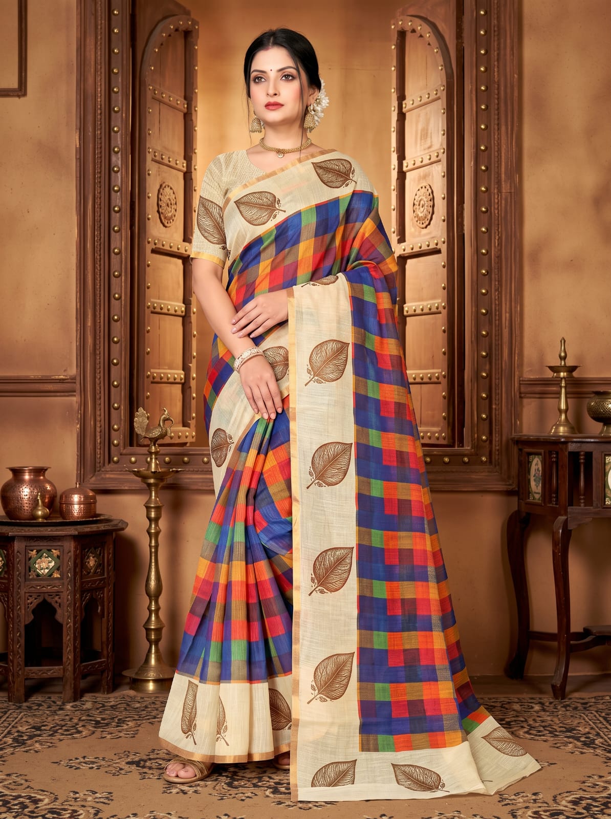 Rani Maroon Kanjivaram Silk Saree